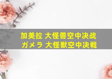 加美拉 大怪兽空中决战 ガメラ 大怪獣空中决戦